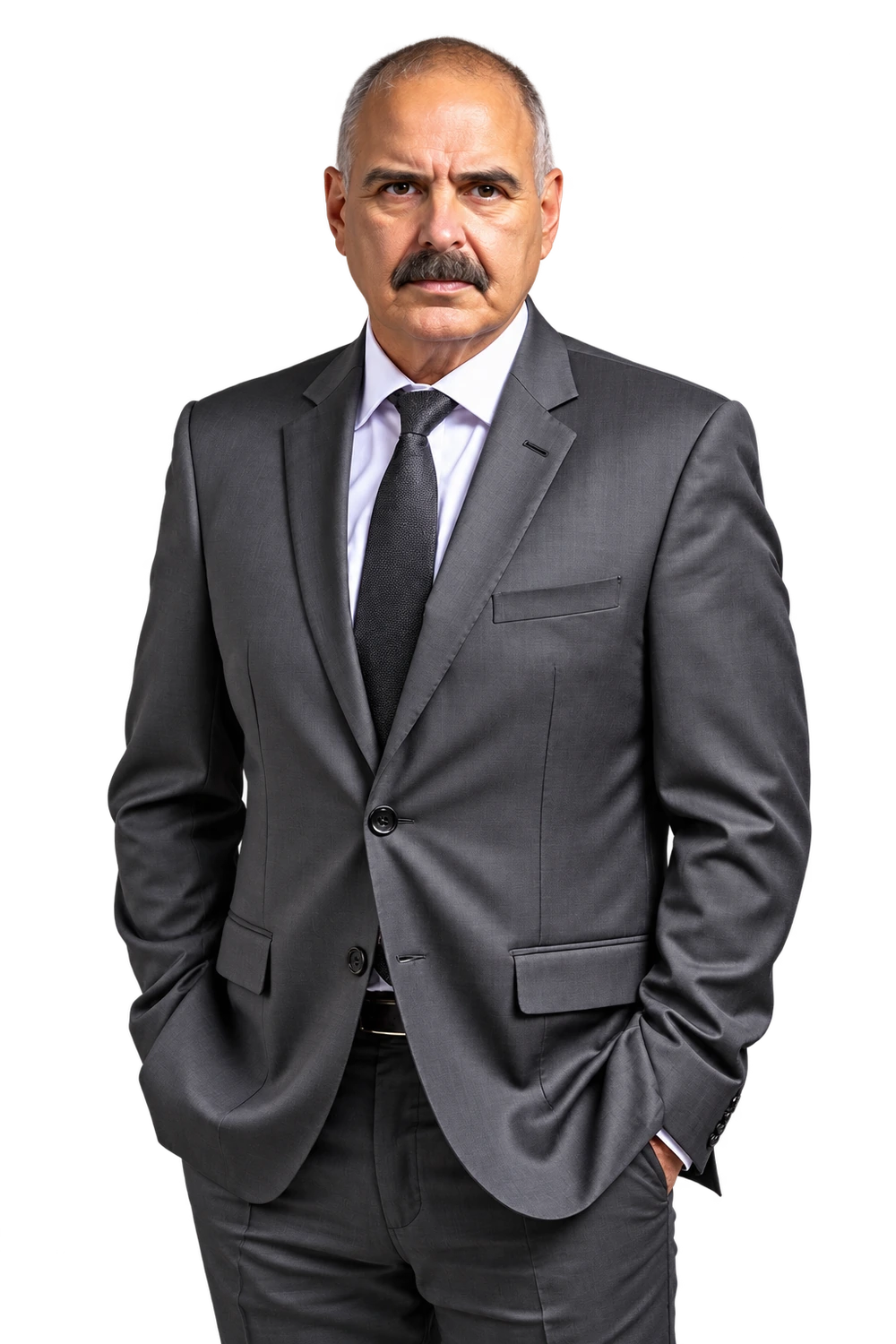 Michael LoMonaco in a charcoal suit